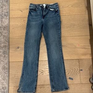 H&M Women's Straight Leg Blue Jeans